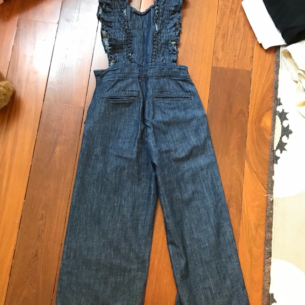 Blue Elegant Overalls